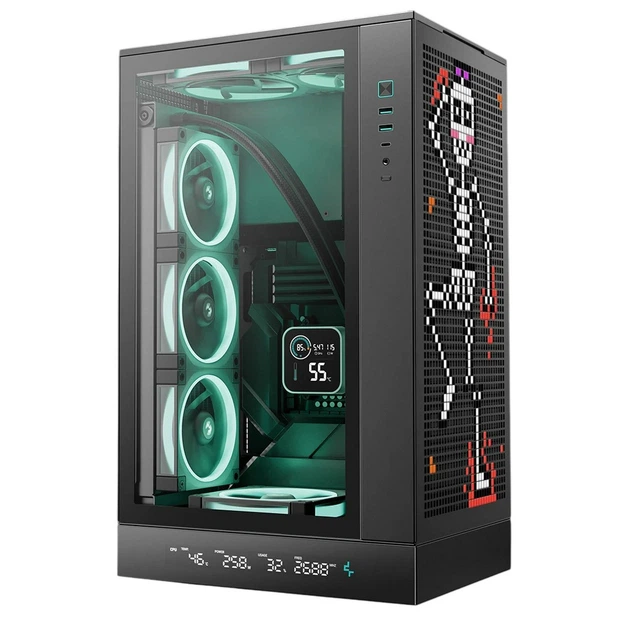 Корпус DeepCool CH270 Digital Black (R-CH270-BKNDM0-G-1) без БП - Фото 9 Корпус DeepCool CH270 Digital Black (R-CH270-BKNDM0-G-1) без БП - изображение 9