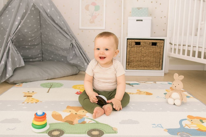 Дитячий килимок з пінопласту Ecotoys EVA двосторонній 180 x 150 см складний алфавіт ECOEVA024 (5905817007912) - зображення 9