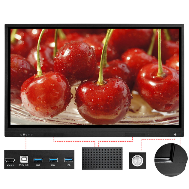 Інтерактивна панель iBoard 75" дюймів діагональ дві ОС (Android+Windows) iBoard IP 75 VA 8 (PC i5 8 gen 8 256SSD) - зображення 3