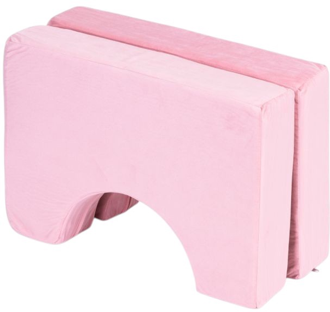 Sofa modułowa EcoToys dla dzieci duża 2-osobowa DIY 10 miękkich poduch Różowa (5905817003716) - obraz 7