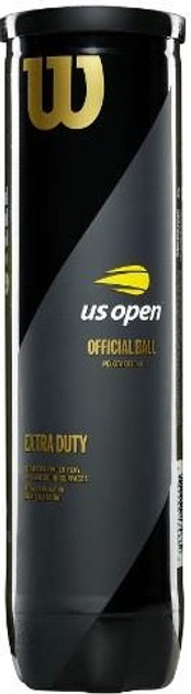 Zestaw piłki do tenisa ziemnego Wilson US Open WRT116200 4 szt Żółty (8877681746822) - obraz 1