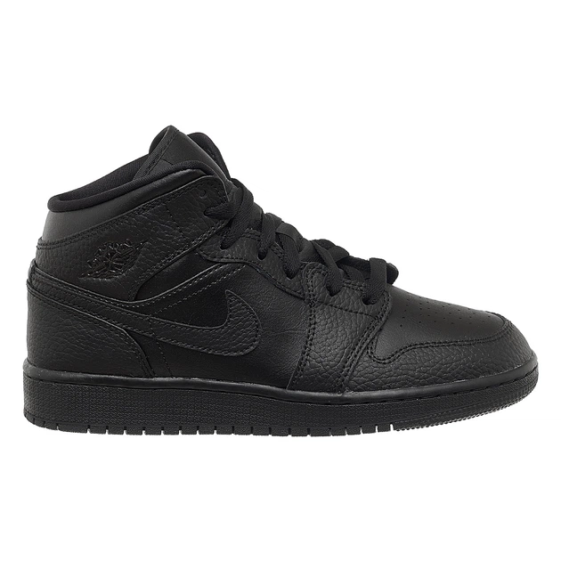 Кроссовки женские Jordan 1 Mid (Gs) Black 36 Черный 554725-091 - изображение 7