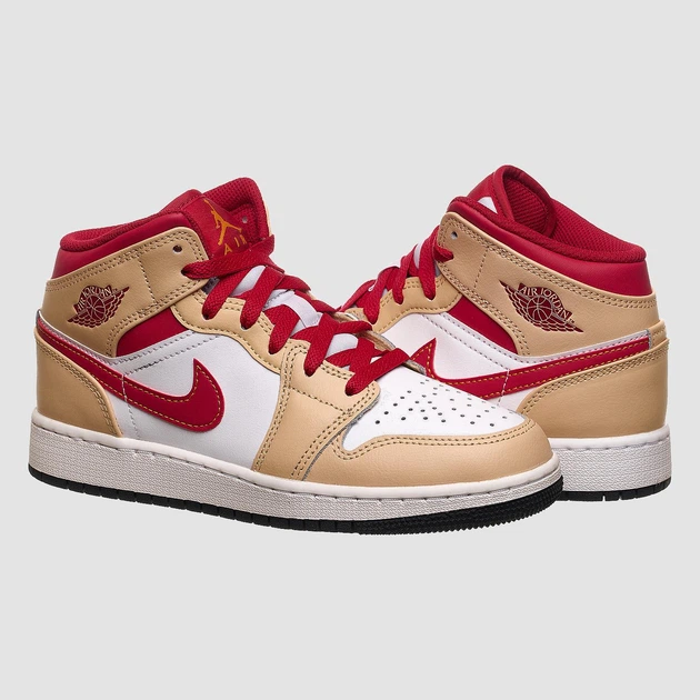 Кросівки жіночі Jordan 1 Mid Light Cardinal Curry (Gs) 38.5 Бежевий 554725-201 - Фото 1 Кросівки жіночі Jordan 1 Mid Light Cardinal Curry (Gs) 38.5 Бежевий 554725-201 - зображення 1
