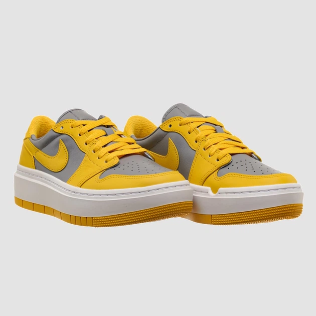 Кросівки жіночі Jordan 1 Low Elevate Yellow Grey 38 Жовтий DH7004-017 - зображення 5