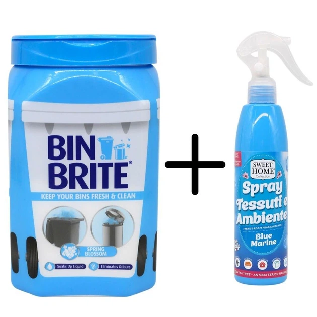 Нейтралізатор запаху для смітників BinBrite Весняна Свіжість 500г + ПОДАРУНОК освіжувач повітря Sweet Home BLUE MARINE 250мл - Фото 1 Нейтралізатор запаху для смітників BinBrite Весняна Свіжість 500г + ПОДАРУНОК освіжувач повітря Sweet Home BLUE MARINE 250мл - зображення 1
