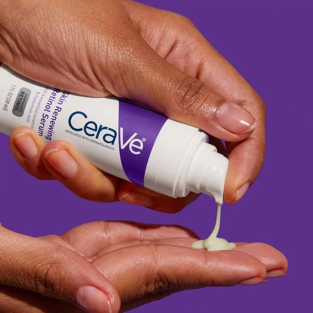 Сыворотка против морщин с ретинолом CeraVe Skin Renewing Retinol Serum 30мл - Фото 2 Сыворотка против морщин с ретинолом CeraVe Skin Renewing Retinol Serum 30мл - изображение 2