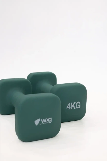 Гантелі неопренові WCG Cube 2 х 4 кг - изображение 3
