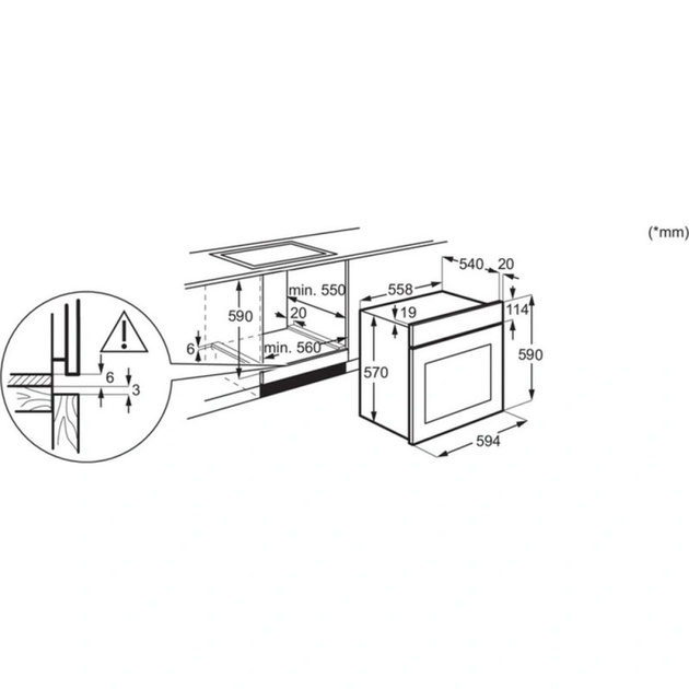 Духова шафа ELECTROLUX EOF5F50BV - изображение 5