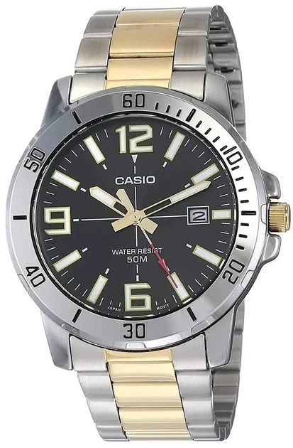 Мужские часы Casio TIMELESS COLLECTION MTP-VD01SG-1B - Фото 3 Мужские часы Casio TIMELESS COLLECTION MTP-VD01SG-1B - изображение 3