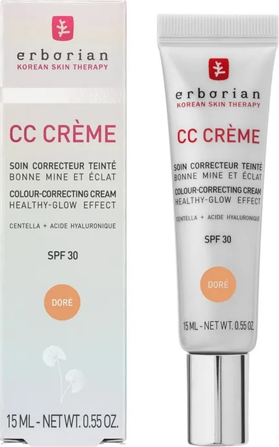CC Krem korygujący Erborian Soin Correcteur Teinte SPF 30 Dore 15 ml (8809255786569) - obraz 1