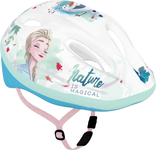 Kask rowerowy Disney Frozen 52-56 cm Biały (5902308590557) - obraz 1