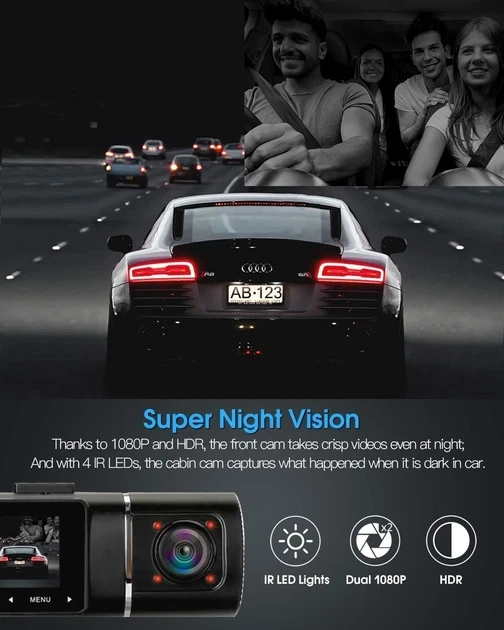 Видеорегистратор Abask J05 Full HD Черный - изображение 2