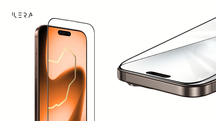 Szkło ochronne + szkło do aparatu iLera Sapphire Ultra Glass 2.0 do Apple iPhone 17 Black (ILSPDLPL17) - obraz 2