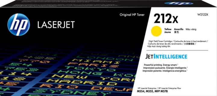 Toner HP 212X CLJ M554/M555/M578 Yellow (W2122X) - obraz 1