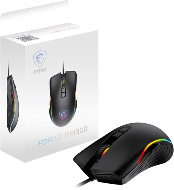 Миша MSI FORGE GM300 USB Black (S12-0402300-HH9) - зображення 5