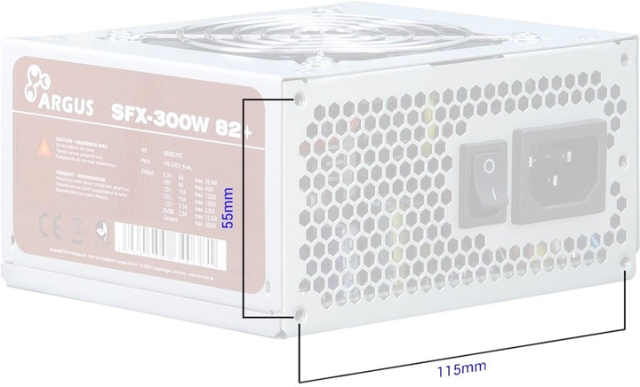 Zasilacz Inter-Tech SFX-300W 82+ - obraz 6