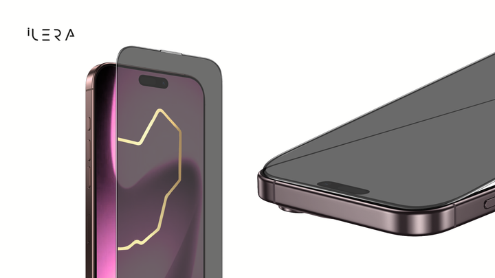 Szkło ochronne iLera DeLuxe Incognito Glass do Apple iPhone 17 Pro Black (ILINDL17PR) - obraz 2