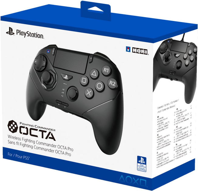 Kontroler bezprzewodowy Hori PS5 Wireless Fighting Commander Octa Pro (ACC-1205) - obraz 5