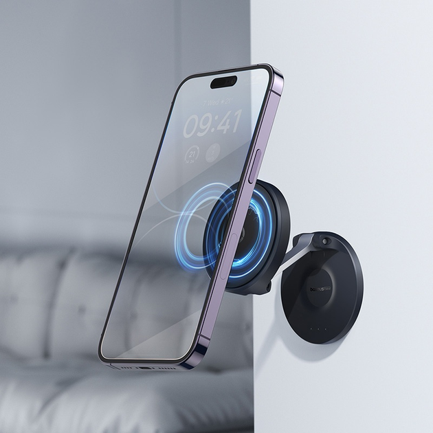 Uchwyt samochodowy Baseus MagPro Magnetic Foldable Phone Mount Cluster Black (B10564101121-00) - obraz 6