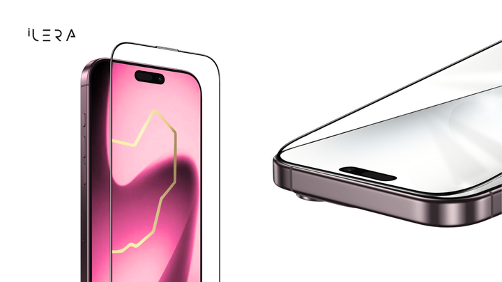 Szkło ochronne iLera DeLuxe Original Glass 2.0 do Apple iPhone 17 Black (ILFCDL17) - obraz 2