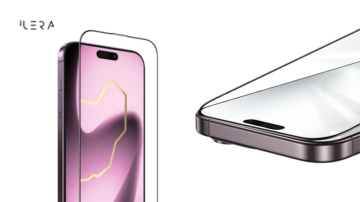 Szkło ochronne iLera DeLuxe Original Glass 2.0 do Apple iPhone Air Black (ILFCDL17AIR) - obraz 2