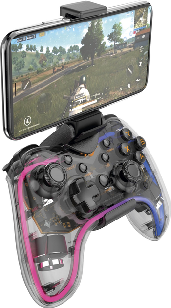 Kontroler bezprzewodowy Havit HV-G180BT RGB Transparent - obraz 3