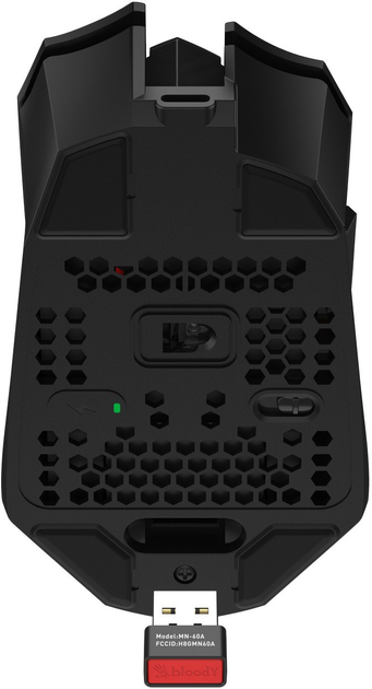 Mysz A4Tech Bloody R36 Ultra Wireless Stone Black (A4TMYS47696) - obraz 5