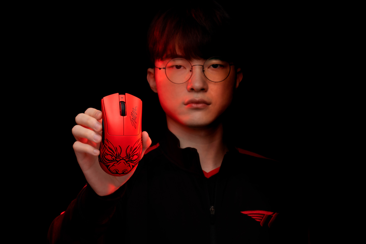 Миша Razer DeathAdder V3 Pro Faker Edition Wireless/USB Red/Black (RZ01-04630400-R3M) - зображення 6