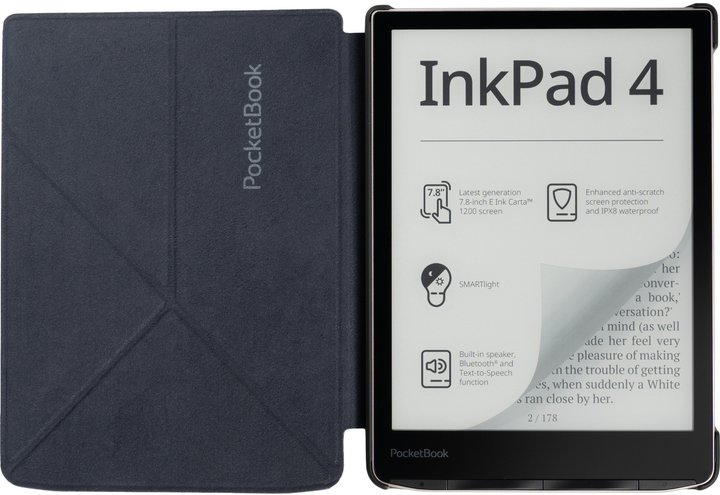 Обкладинка PocketBook для PocketBook 743 Origami Cover Black (H-SO-743-K-WW) - зображення 5