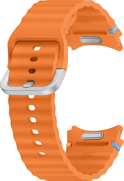 Ремінець Samsung Sport Band (M/L) для Samsung Galaxy Watch 7 Orange (ET-SNL31LOEGEU) - зображення 3