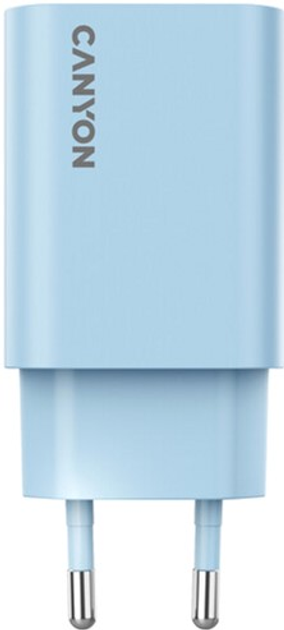 Ładowarka sieciowa Canyon OnCharge 30CL 1xPD Type-C 30W Light Blue (CNE-CHA30CLLBL) - obraz 1