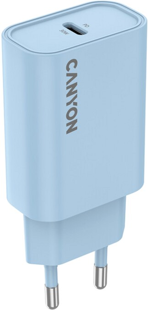 Ładowarka sieciowa Canyon OnCharge 30CL 1xPD Type-C 30W Light Blue (CNE-CHA30CLLBL) - obraz 2