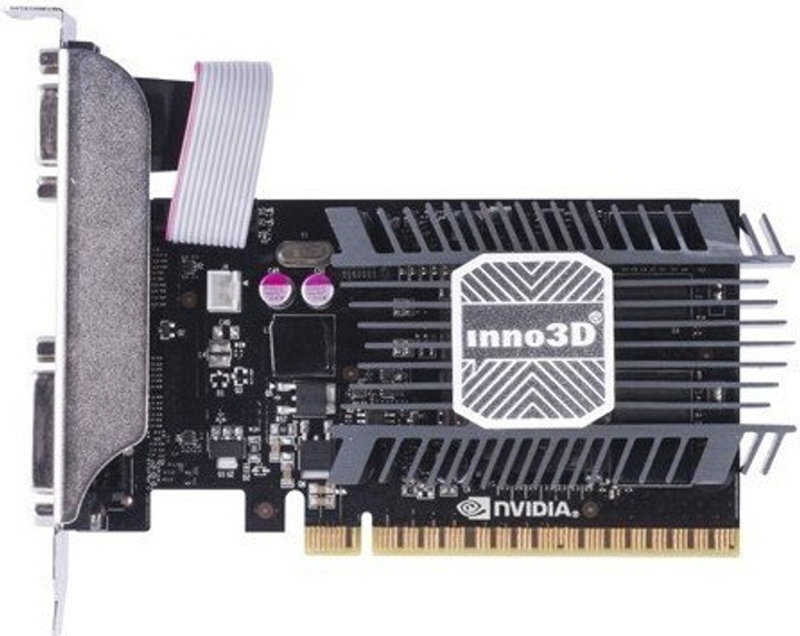 Karta graficzna INNO3D PCI-Ex GeForce GT 730 LP 2048MB DDR3 (64bit) (902/1600) (DVI, VGA, HDMI) (N730-1SDV-E3BX) - obraz 1