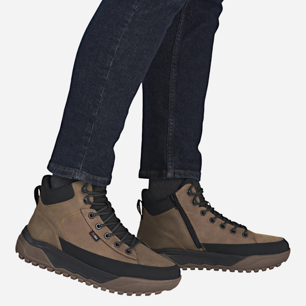 Sneakersy męskie Rieker U1571-20 43 (9UK) Brązowe (4061811464661) - obraz 2