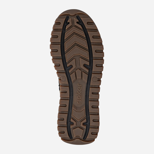 Sneakersy męskie Rieker U1571-20 46 (11UK) Brązowe (4061811464692) - obraz 10