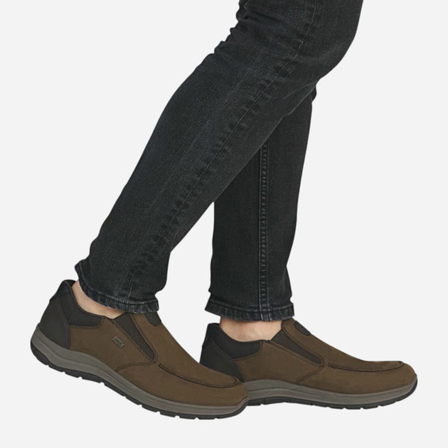 Чоловічі туфлі Rieker 03657-25 43 (9UK) Коричневі (4061811536764) - зображення 2