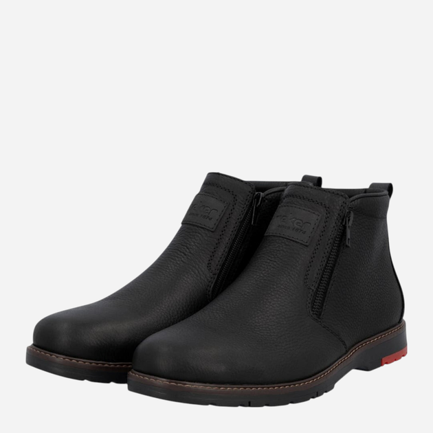Чоловічі черевики Rieker 10553-00 41 (7.5UK) Чорні (4061811496990) - зображення 6