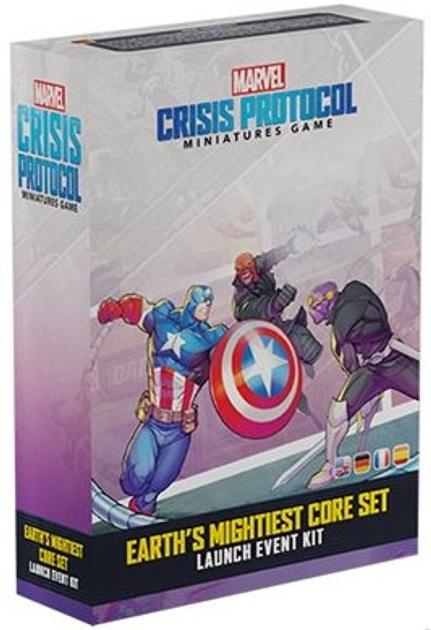 Dodatek do gry planszowej Atomic Mass Games Marvel: Crisis Protocol: Earth’s Mightiest Core Set - Zestaw startowy (841333122690) - obraz 1