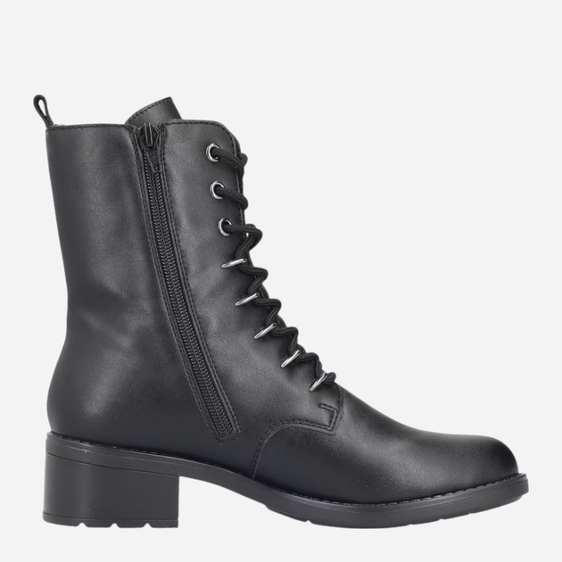 Жіночі черевики низькі Rieker 75430-00 40 (6.5UK) Чорні (4061811857777) - зображення 3
