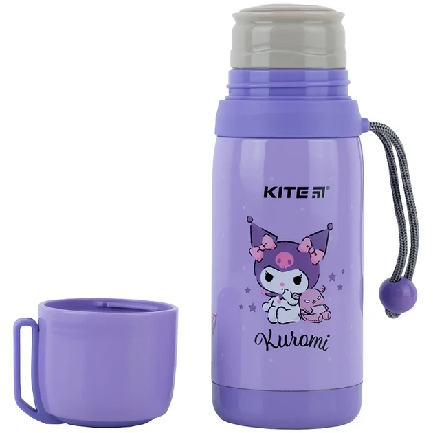 Термос Kite Kuromi HK24-301, 350 мл - Фото 2 Термос Kite Kuromi HK24-301, 350 мл - зображення 2