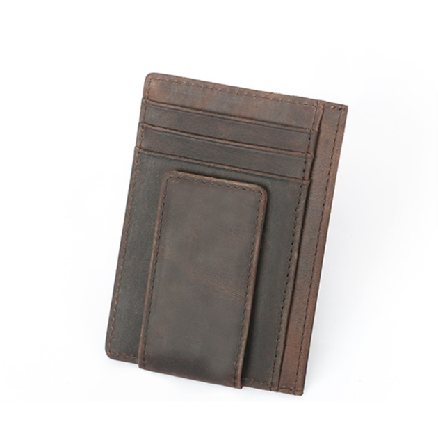 Мужской кожаный зажим для денег Wild Leather (2124) brown - Фото 3 Мужской кожаный зажим для денег Wild Leather (2124) brown - изображение 3