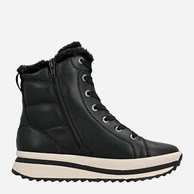 Жіночі черевики низькі Rieker W3872-00 36 (3.5UK) Чорні (4061811460038) - зображення 4