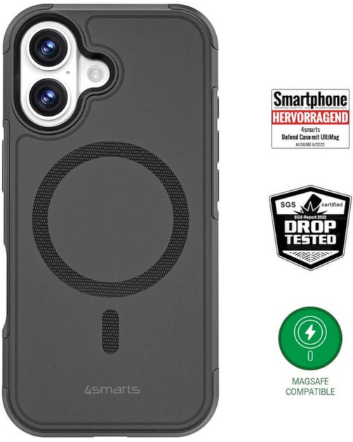 Etui 4smarts Defend Case do Apple iPhone 17 Black (4252011911882) - obraz 7