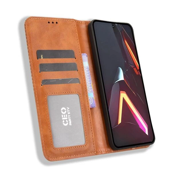 Чехол-книжка Deexe Retro Style для ZTE Nubia Neo 3 GT - Brown - изображение 6