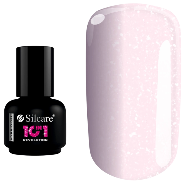 База для нігтів Silcare Revolution 10 в 1 Satin Pink 15 г (5902560569568) - зображення 1