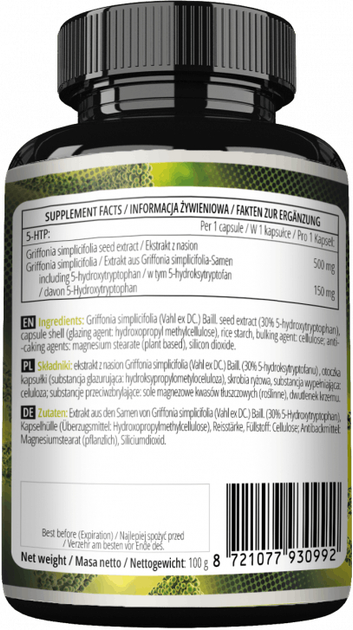 Suplement diety Apollo's Hegemony 5-HTP 120 kapsułek (8721077930992) - obraz 2