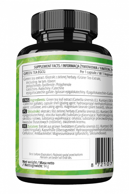 Suplement diety Apollo's Hegemony Green Tea EGCG 120 kapsułek (8721077930329) - obraz 3