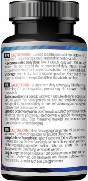 Suplement diety Apollo's Hegemony Lactoferrin+ 60 kapsułek (8721077930800) - obraz 2