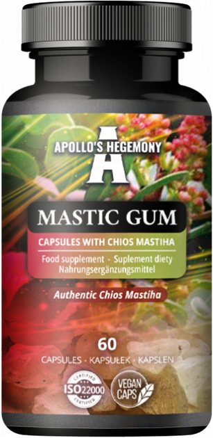 Дієтична добавка Apollo's Hegemony Mastic Gum 60 капсул (8721077931739) - зображення 1