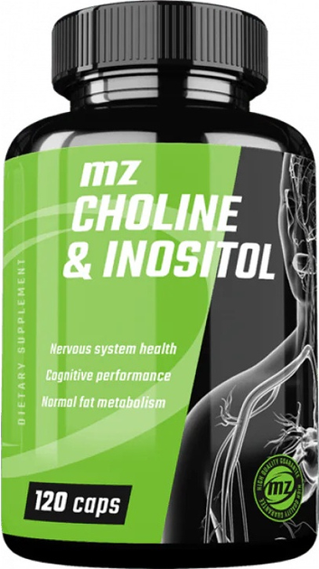 Suplement diety MZ Choline & Inositol 120 kapsułek (5904873481421) - obraz 1